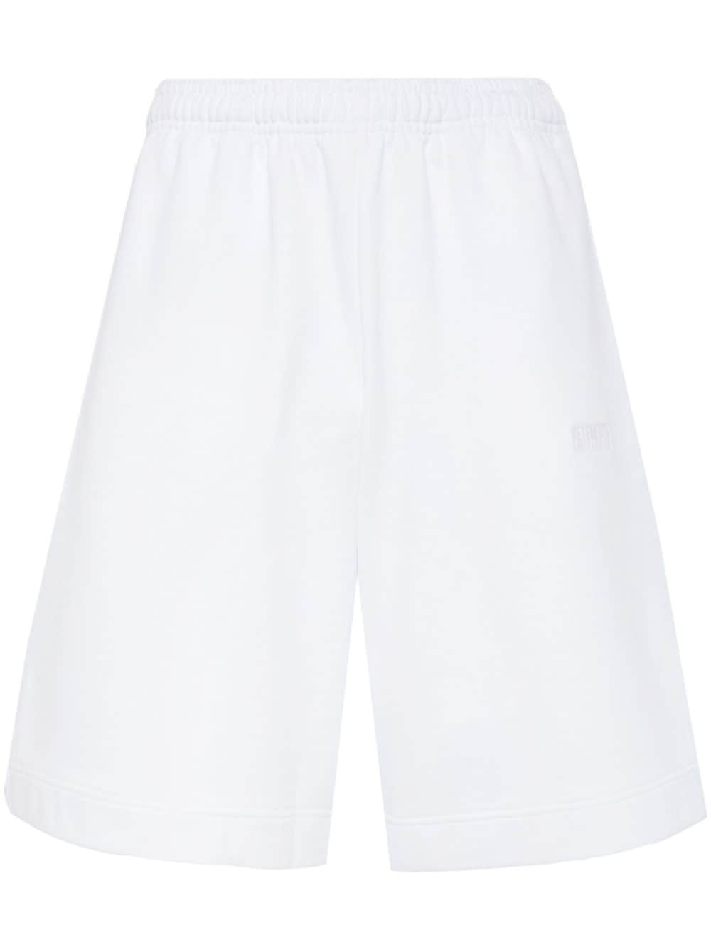 logo-embroidered track shorts - 1