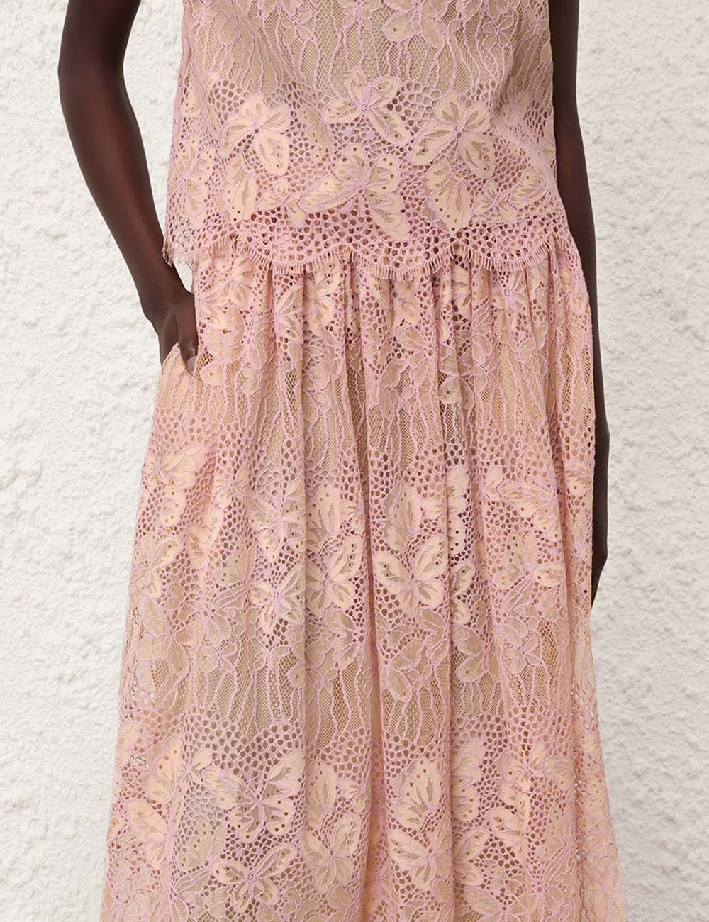 HARMONY LACE MIDI SKIRT - 5