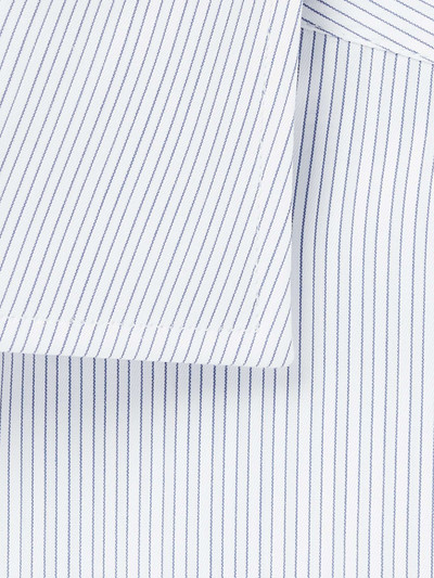 Canali Cutaway-Collar Striped Cotton Shirt outlook