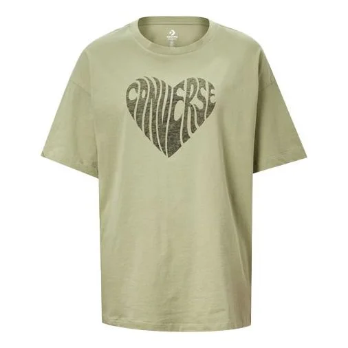 (WMNS) Converse Love Printing Sports Gray Green 10018940-A04 - 1