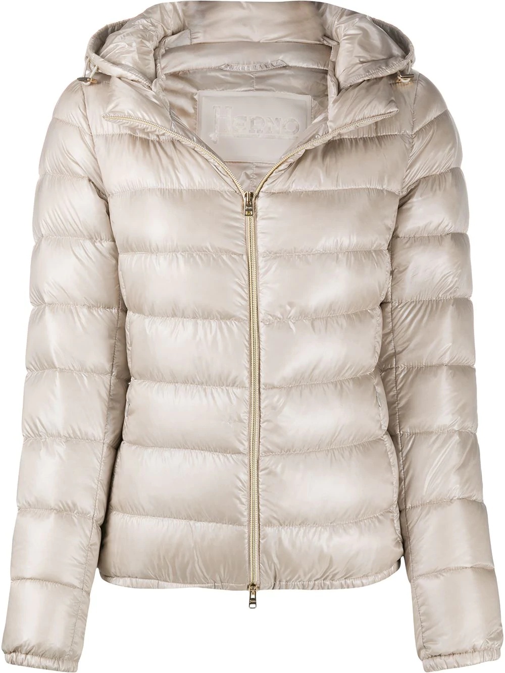 hooded puffer jacket - 1