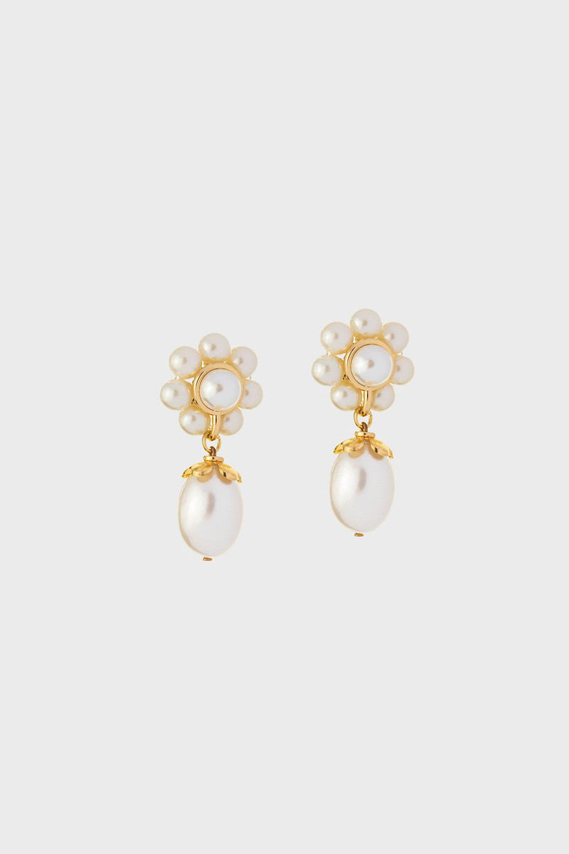 Marti Earrings - Cream 3