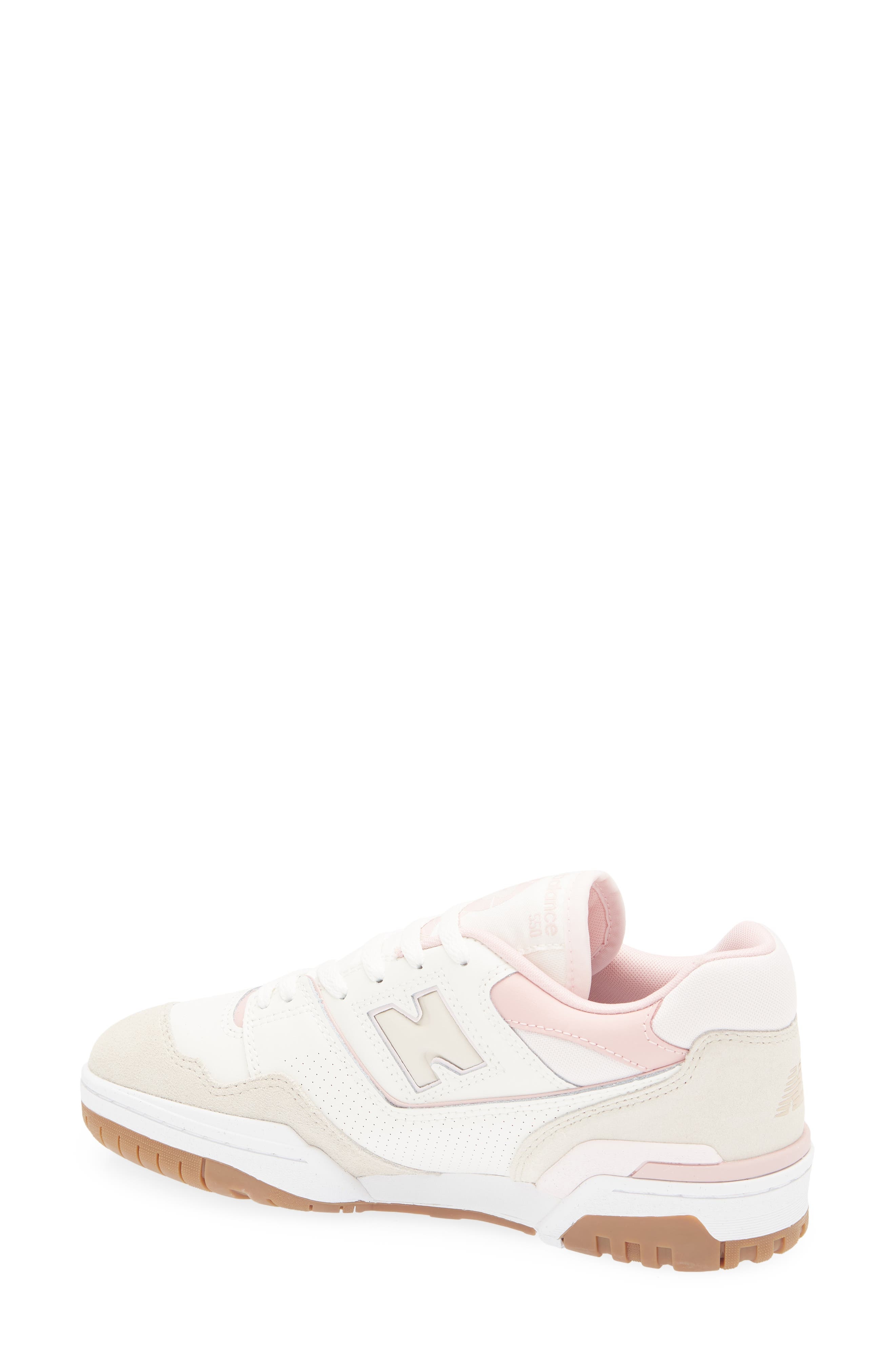 New Balance 550 Basketball Sneaker in Sea Salt/Pink Granite at Nordstrom - 2