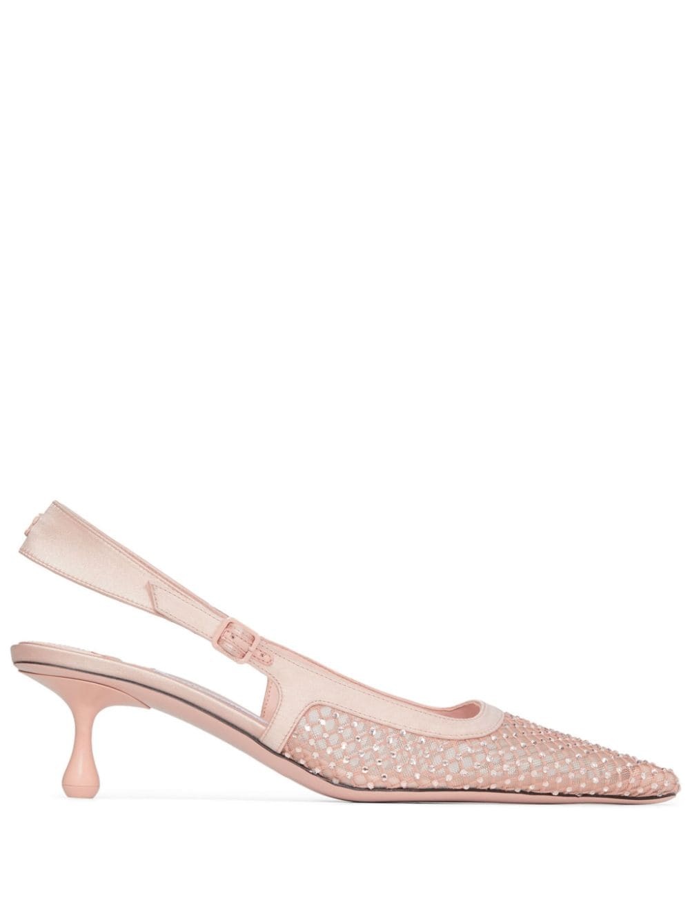 50mm Amel crystal-embellished pumps - 1