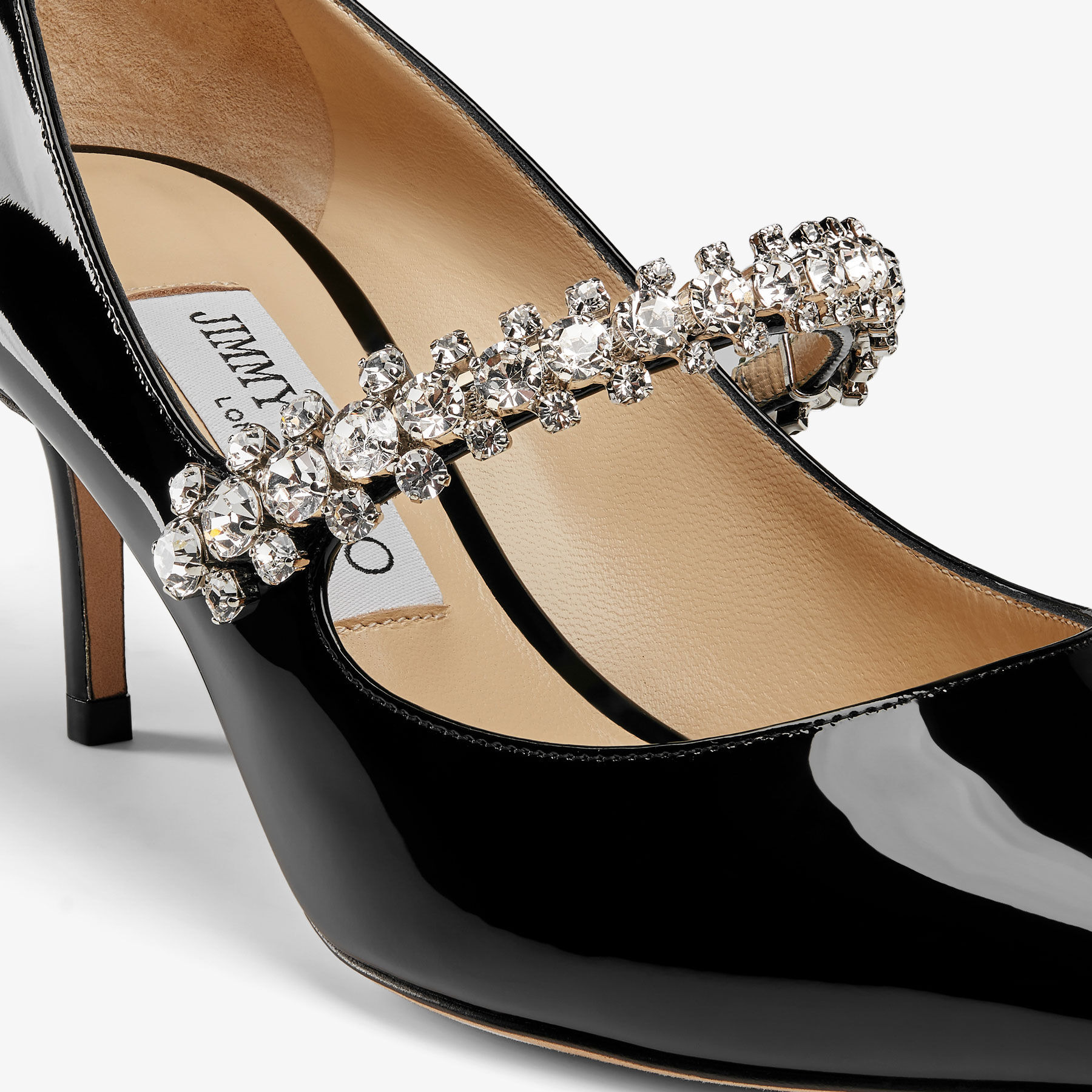 Bing Pump 65
Black Patent Leather Pumps with Swarovski Crystals - 4