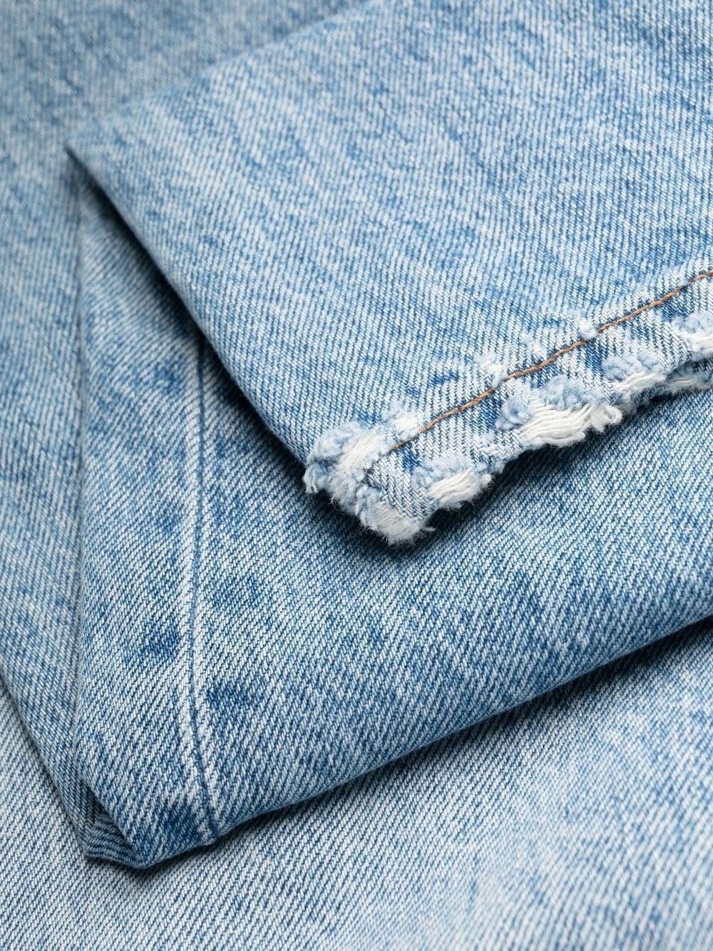 stonewash straight-leg jeans - 7