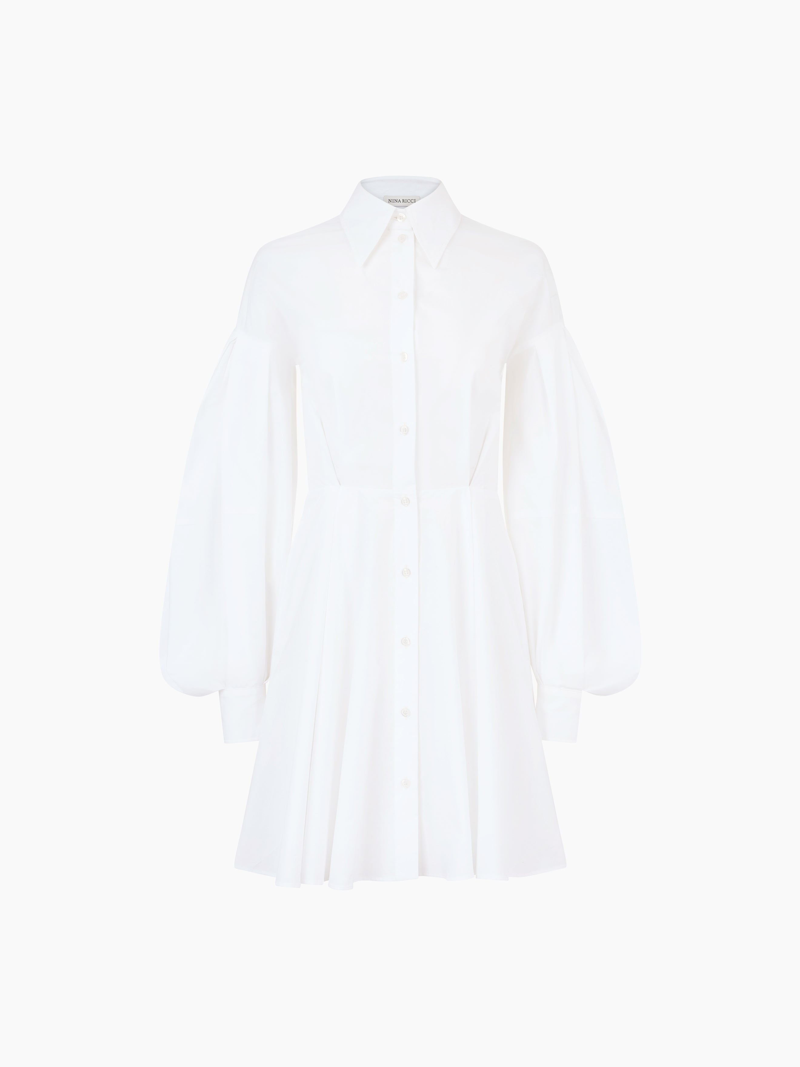 MIDI DRESS WITH COCOON SLEEVES - 5
