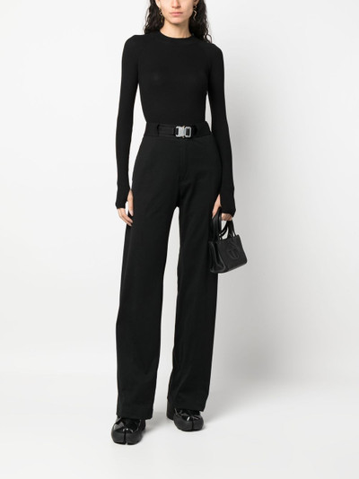 1017 ALYX 9SM buckle-waist straight trousers outlook