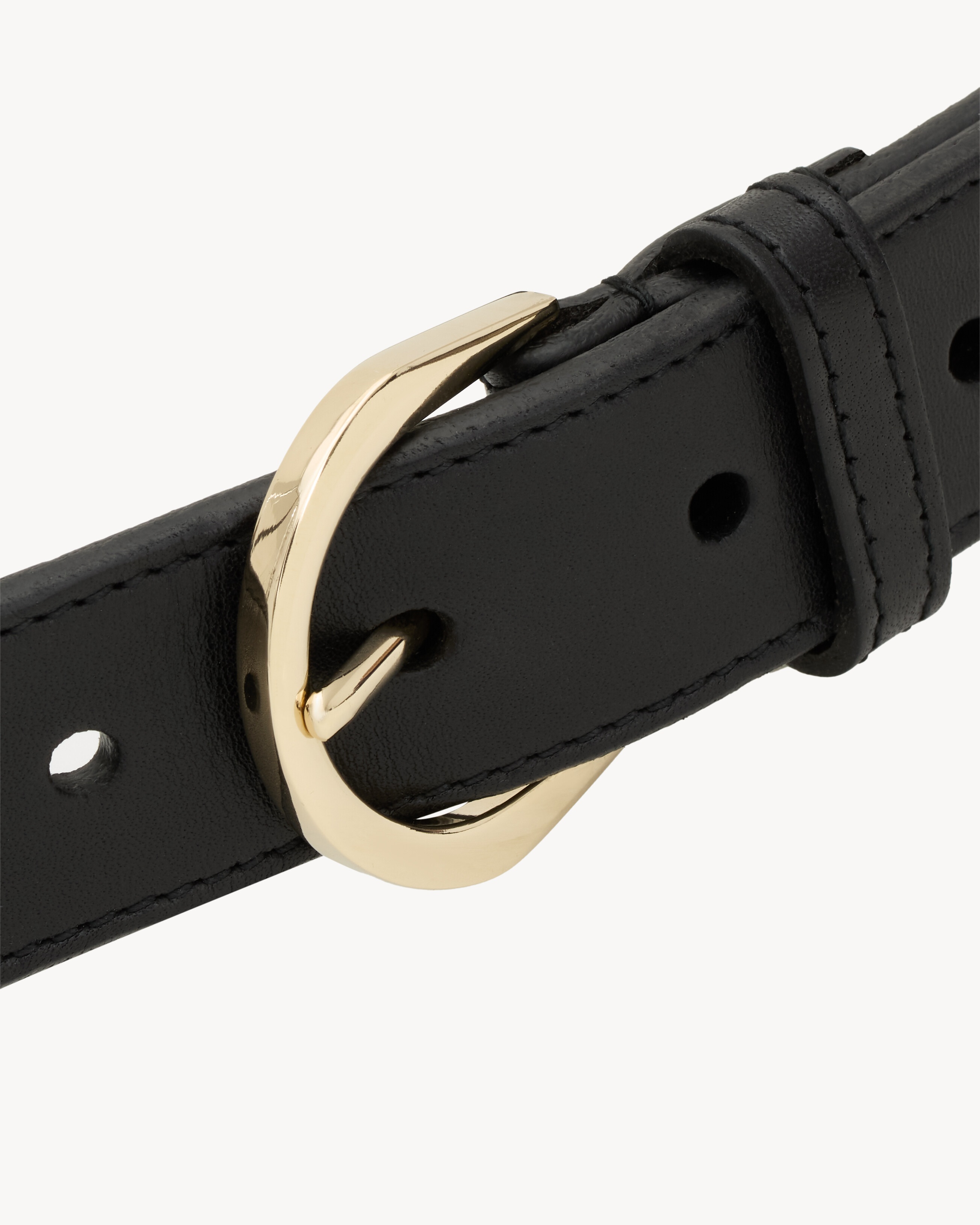 CRESCENT MOON BELT IN LEATHER - 3