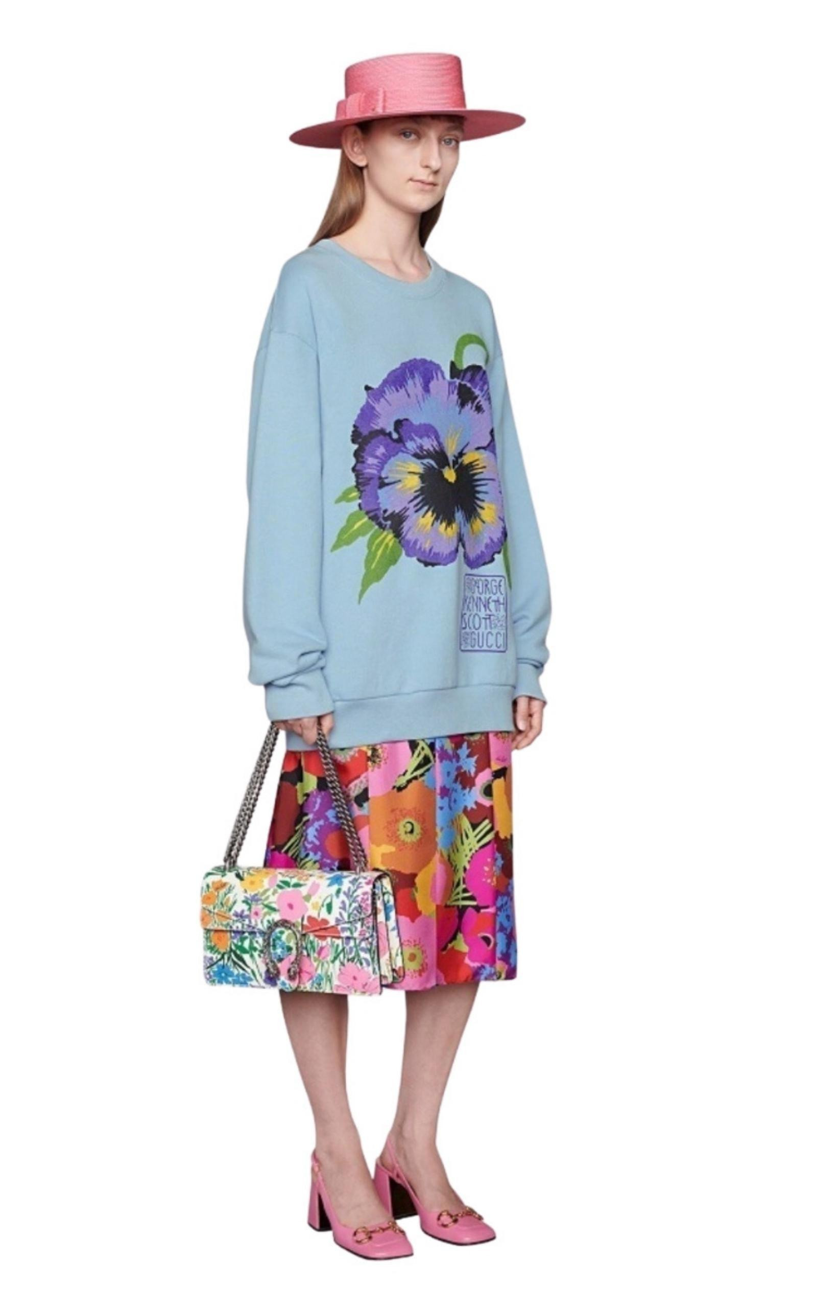 Ken Scott Print Cotton Crewneck Sweatshirt - 2