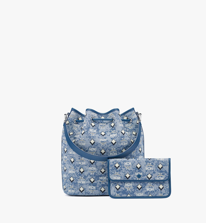 Dessau Drawstring Bag in Vintage Monogram Jacquard 5