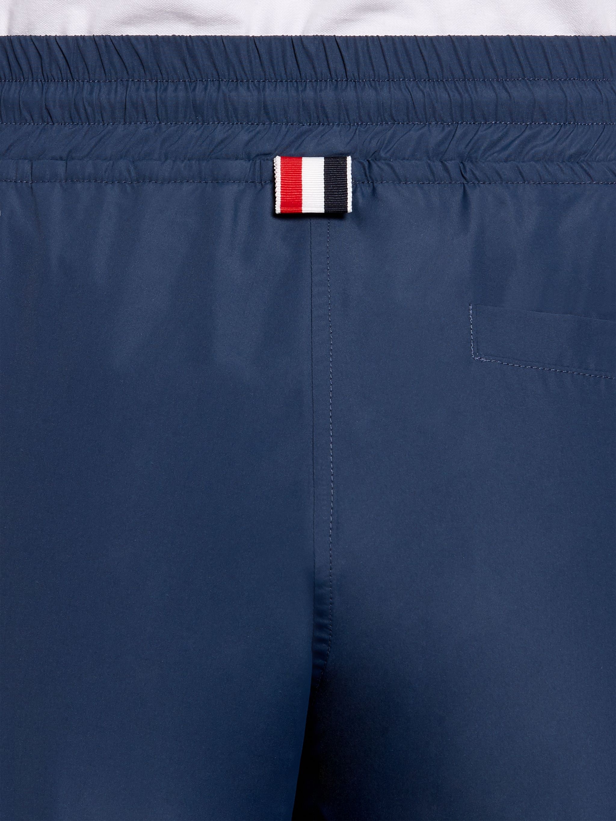 Navy Flyweight Check Track 4-Bar Trouser - 6