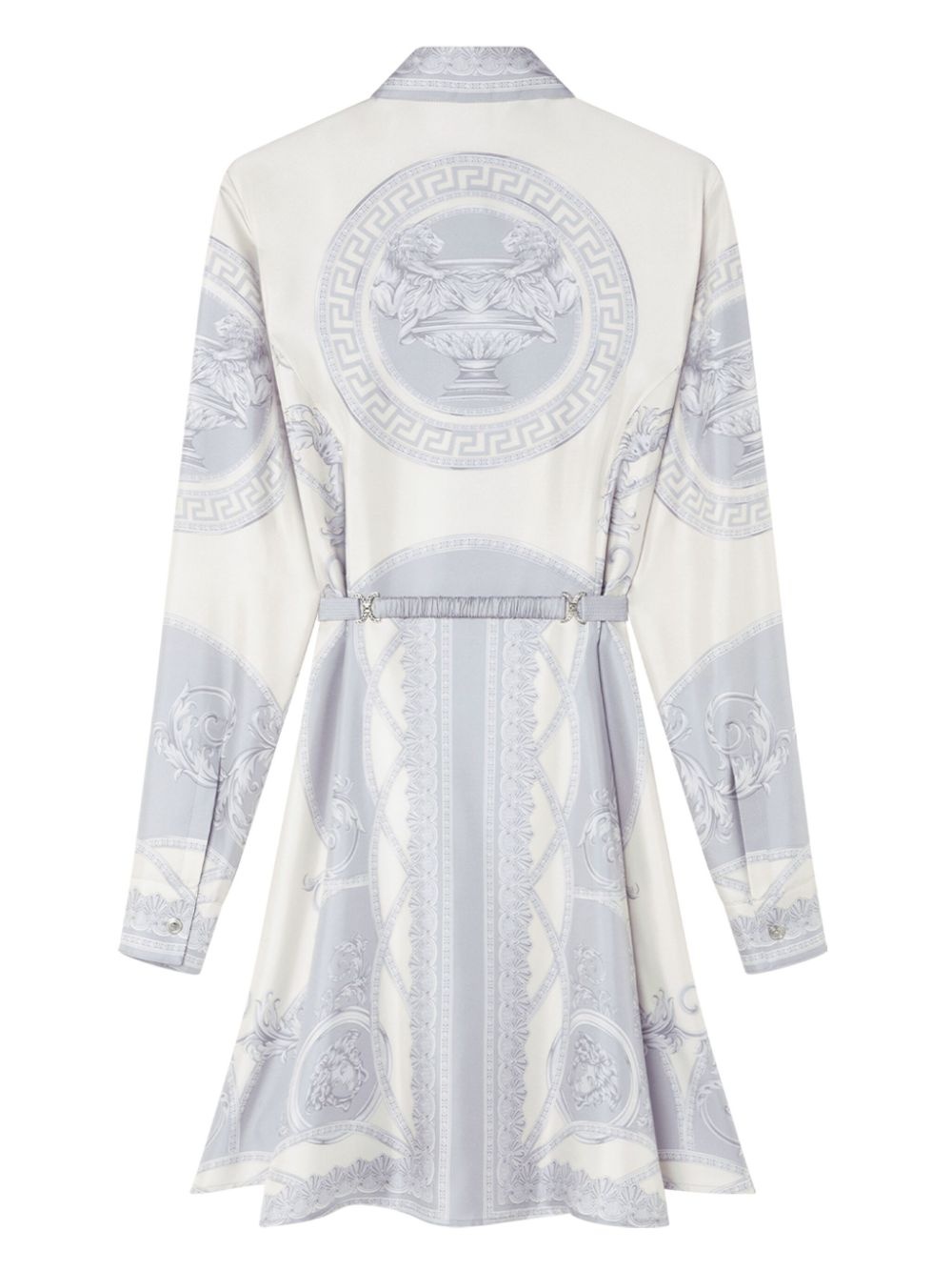 Barroco-print midi dress - 2