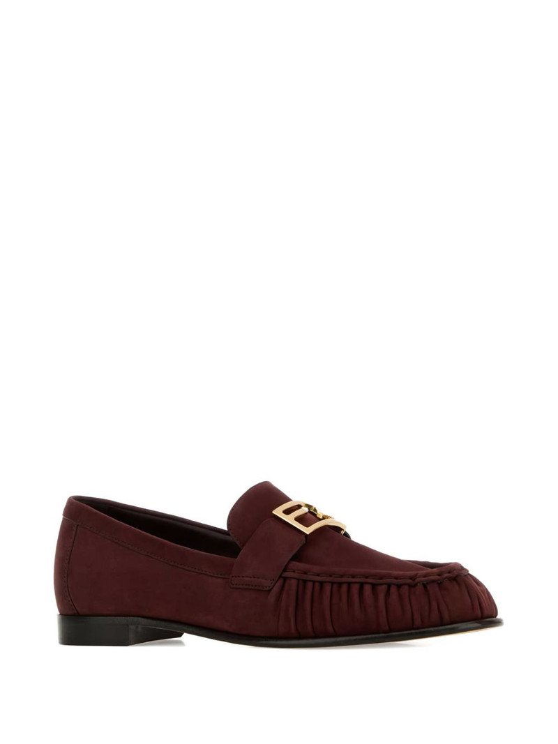 FENDI FF Baguette suede loafers outlook