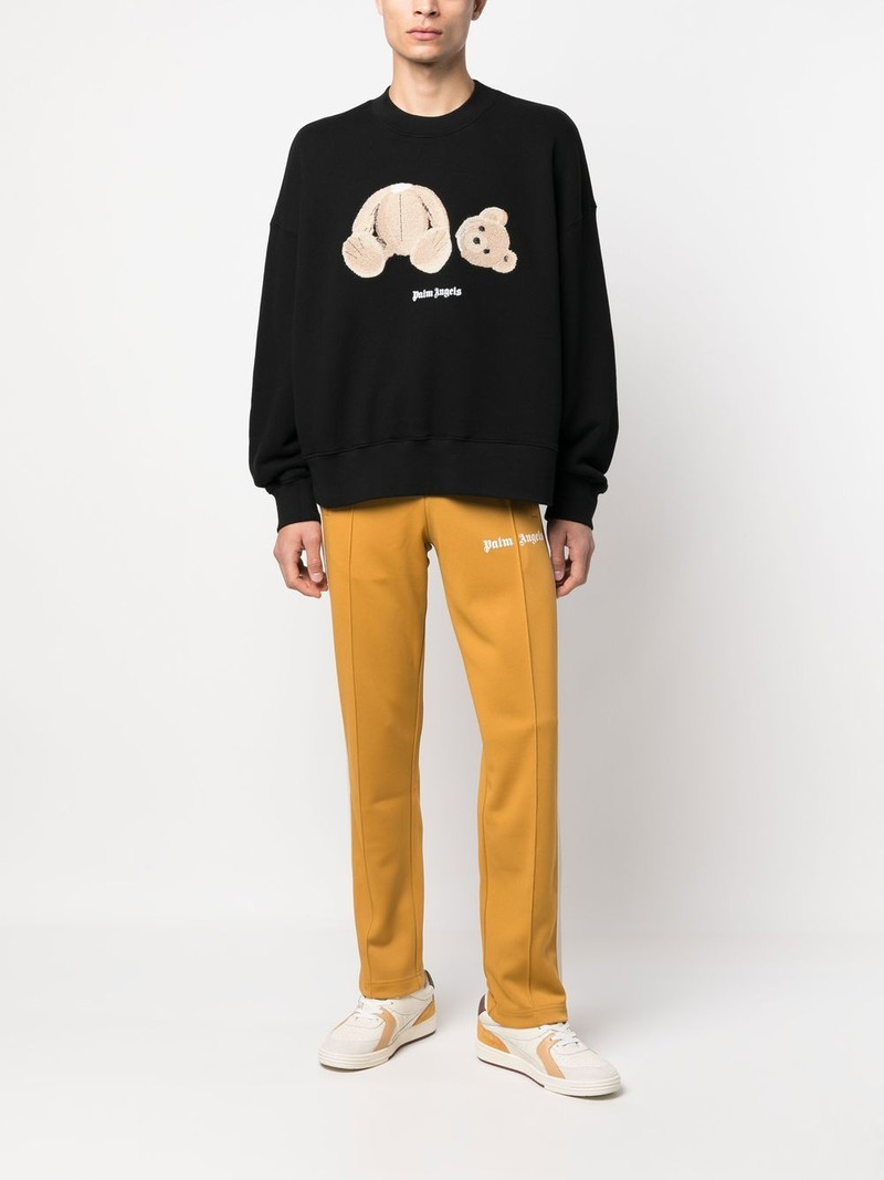 Palm Angels logo-print track pants outlook