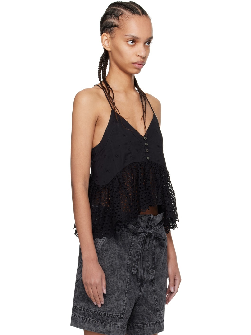 Black Sogane Camisole - 2