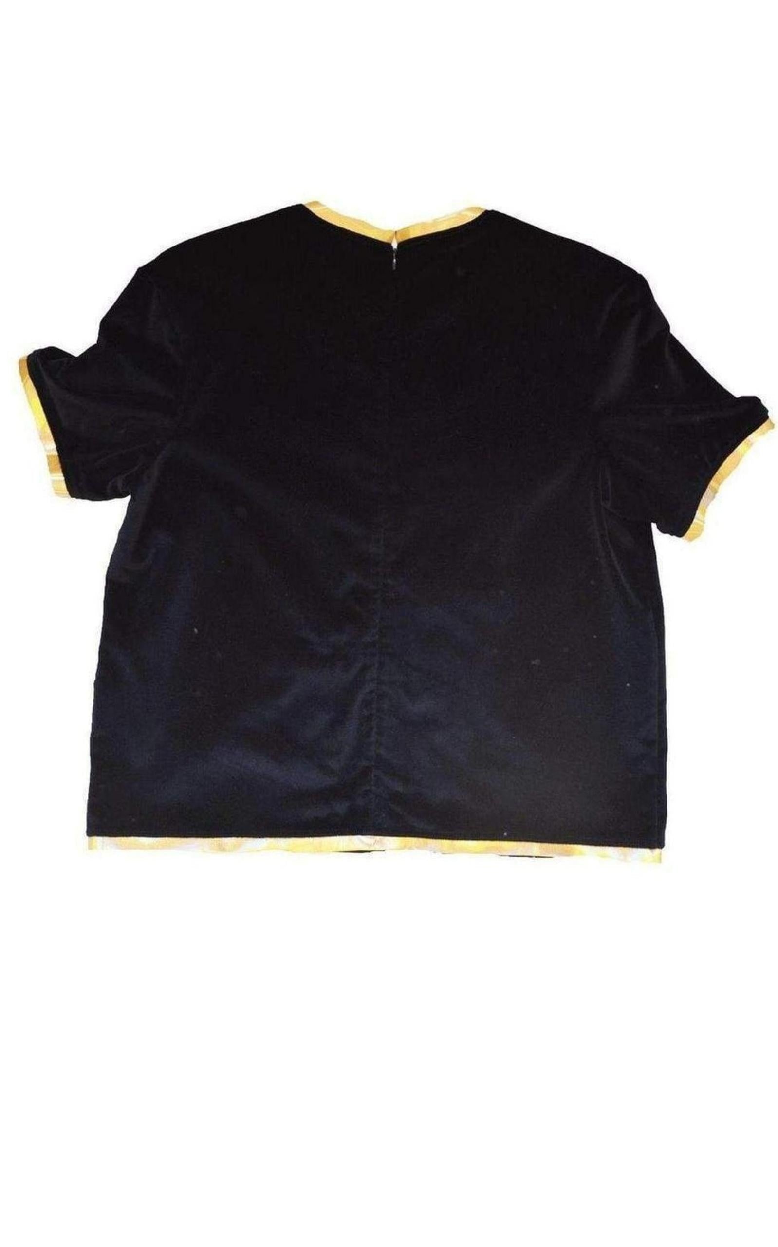 Manish Arora - Face Painted Front Velvet Top - 4