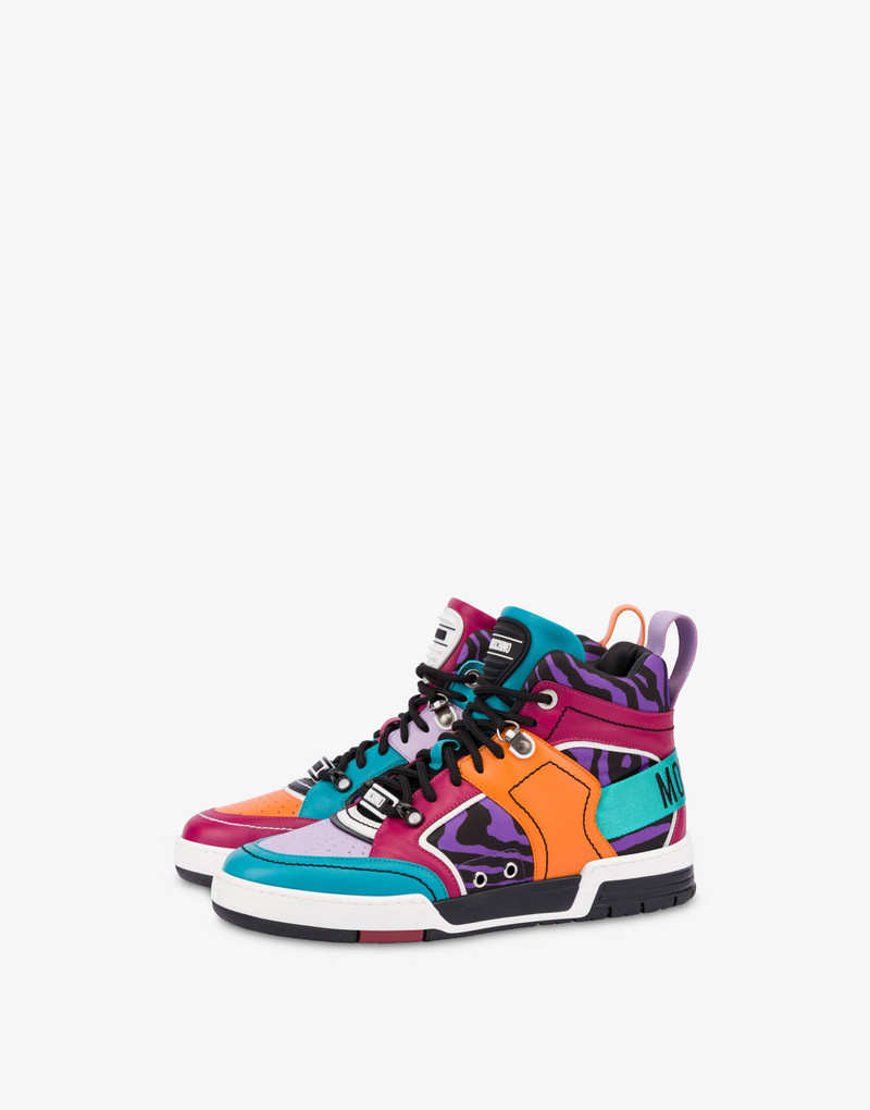 STREETBALL ASYMMETRICAL HIGH-TOP SNEAKERS 1
