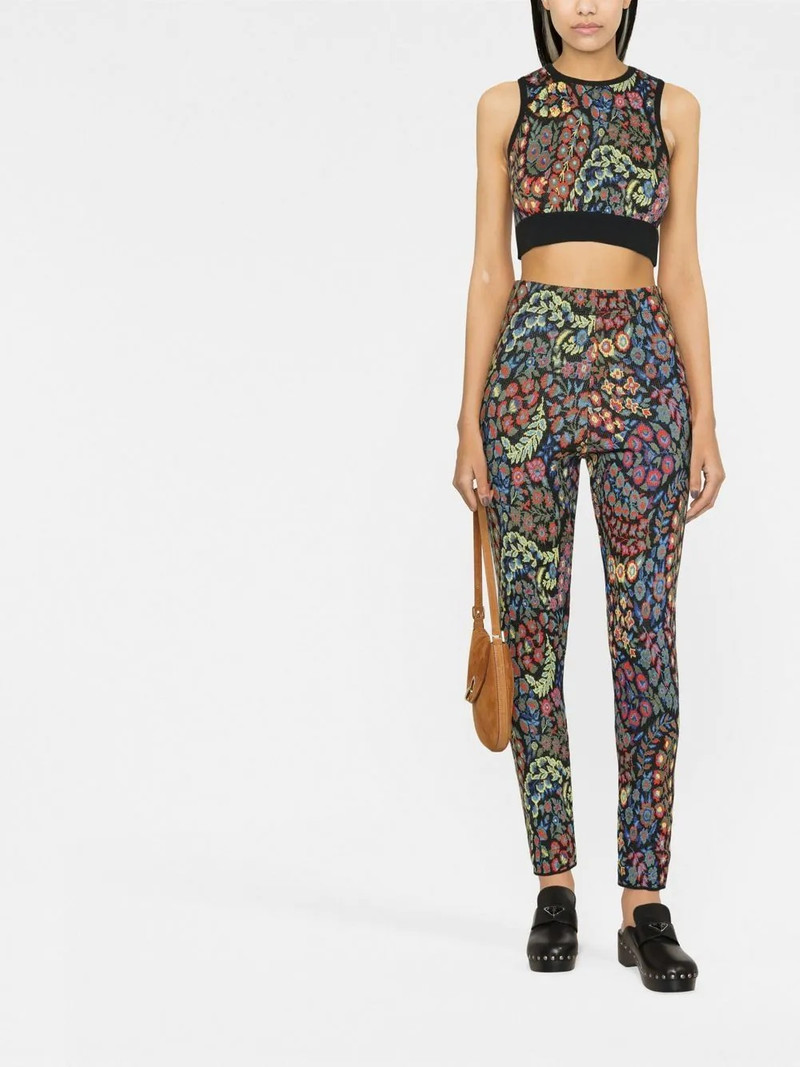 Etro knitted floral two-piece set outlook