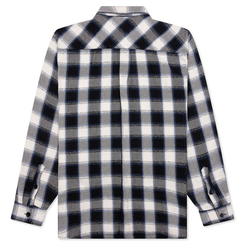 Carhartt WITTEN CHECK L/S SHIRT - NATURAL outlook
