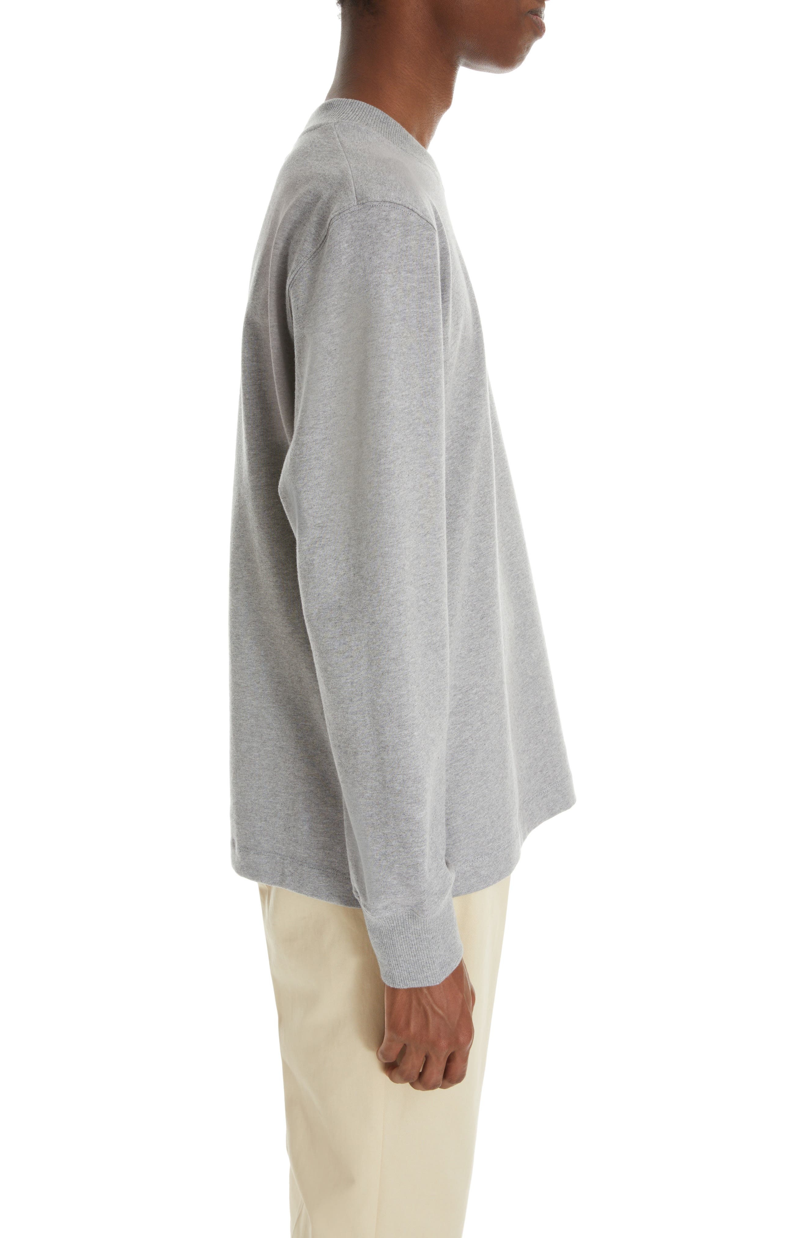 Men's Embroidered Logo Organic Cotton Sweatshirt - 3