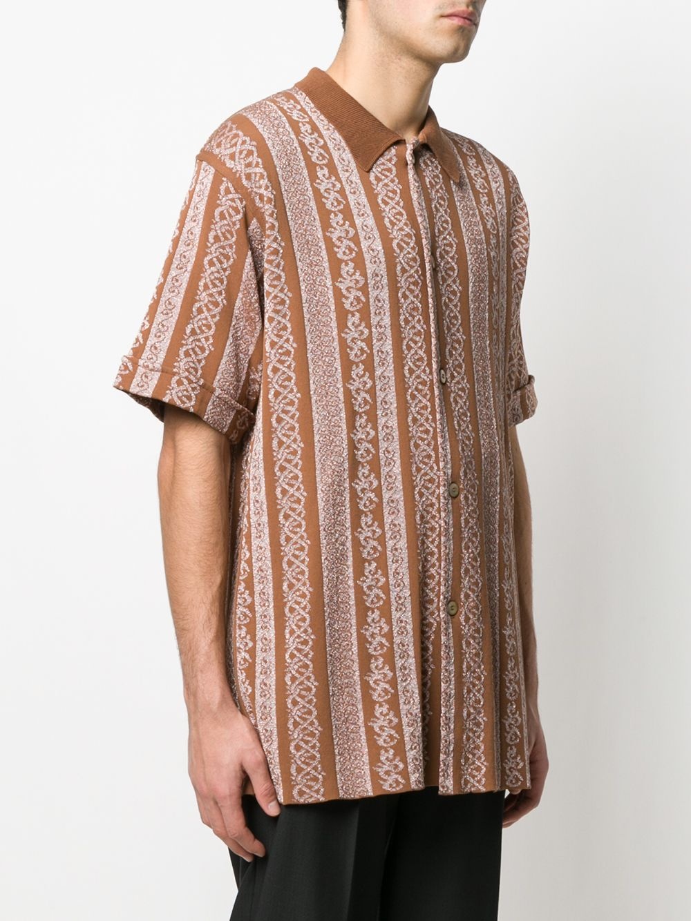 panelled loose-fit shirt - 3