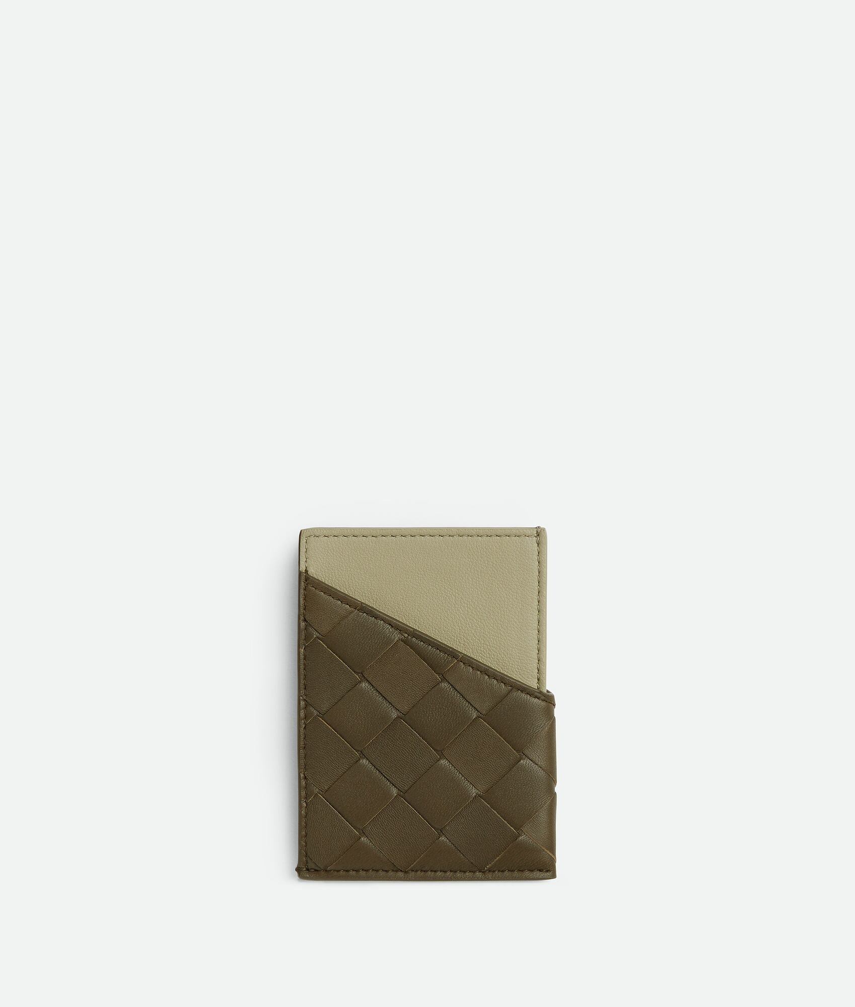 Bottega Veneta Intrecciato Oblique Business Card Case