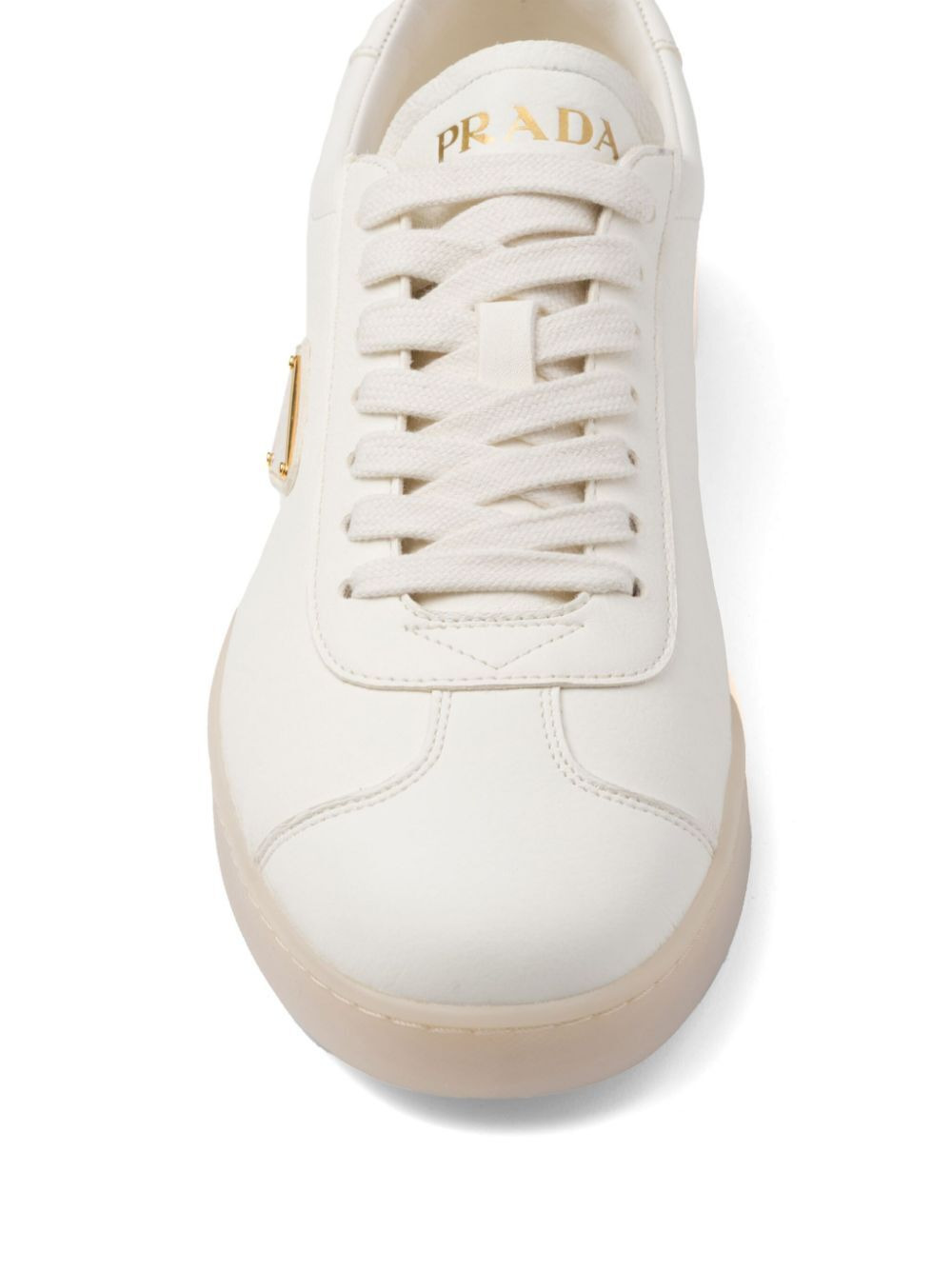 Prada Men Lane Grained Leather Sneakers - 5