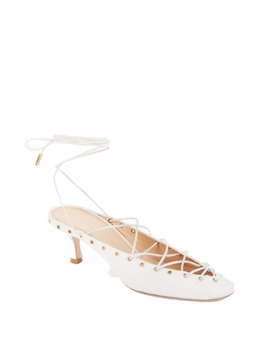 60mm Ghillies lace-up pumps - 2