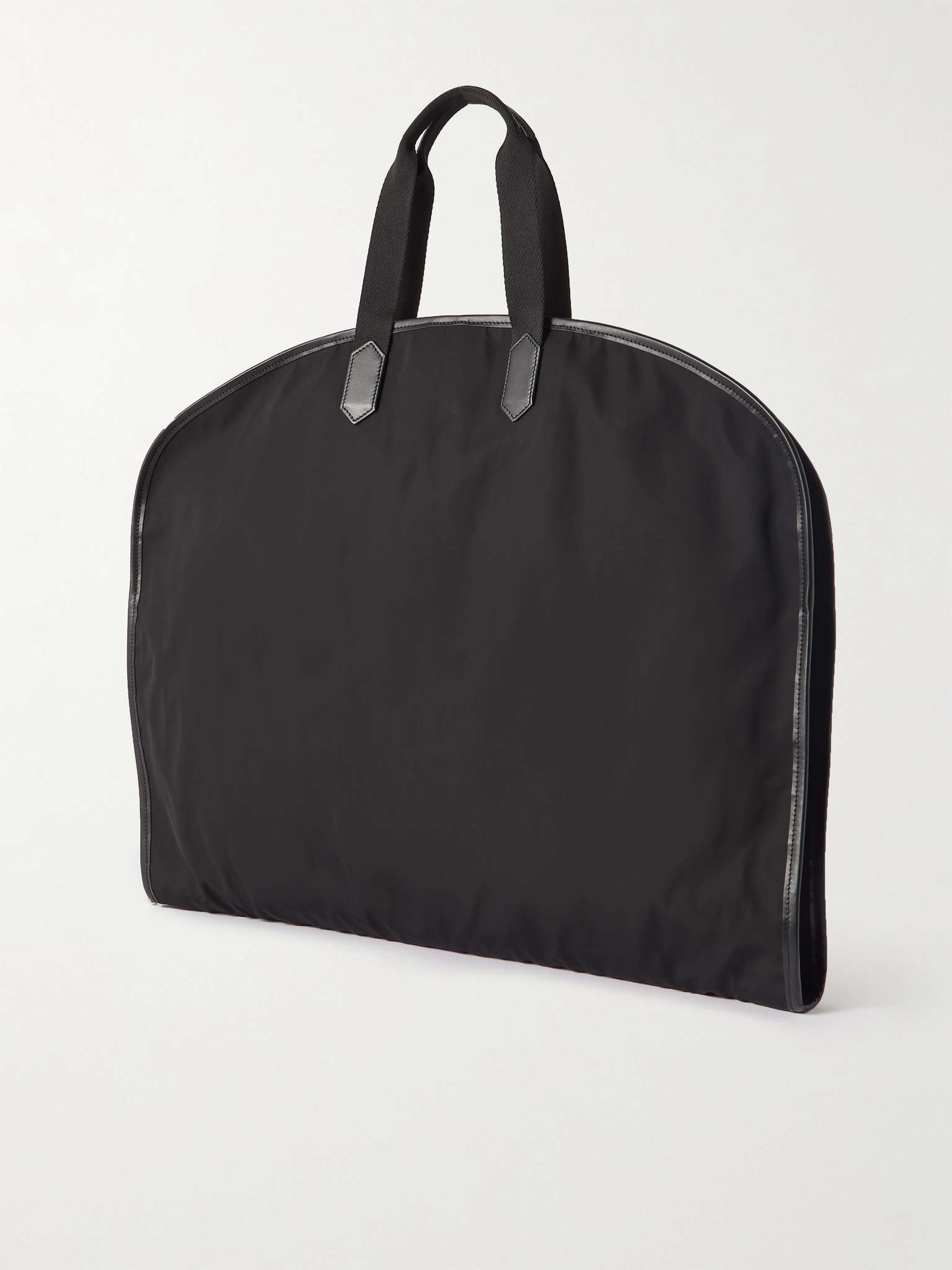 Leather-Trimmed Nylon Suit Carrier - 3