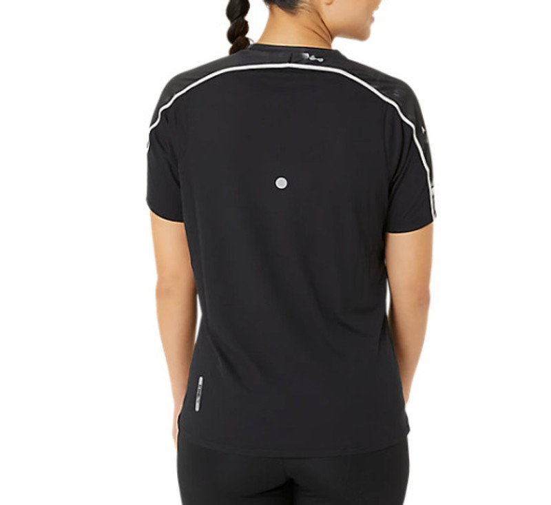 Asics (WMNS) ASICS ROAD LITE-SHOW T-Shirt 'Black' 2012D073-002 outlook