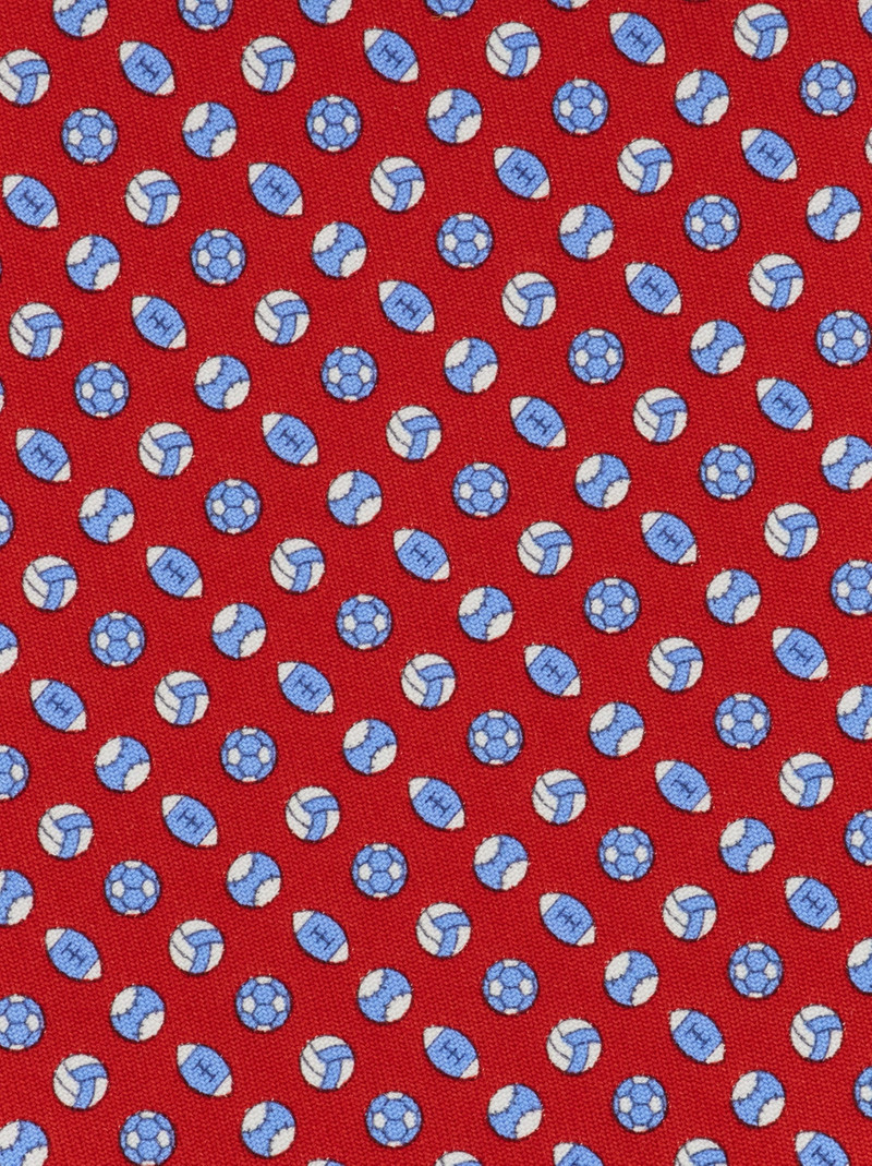 FERRAGAMO Sport print silk tie outlook