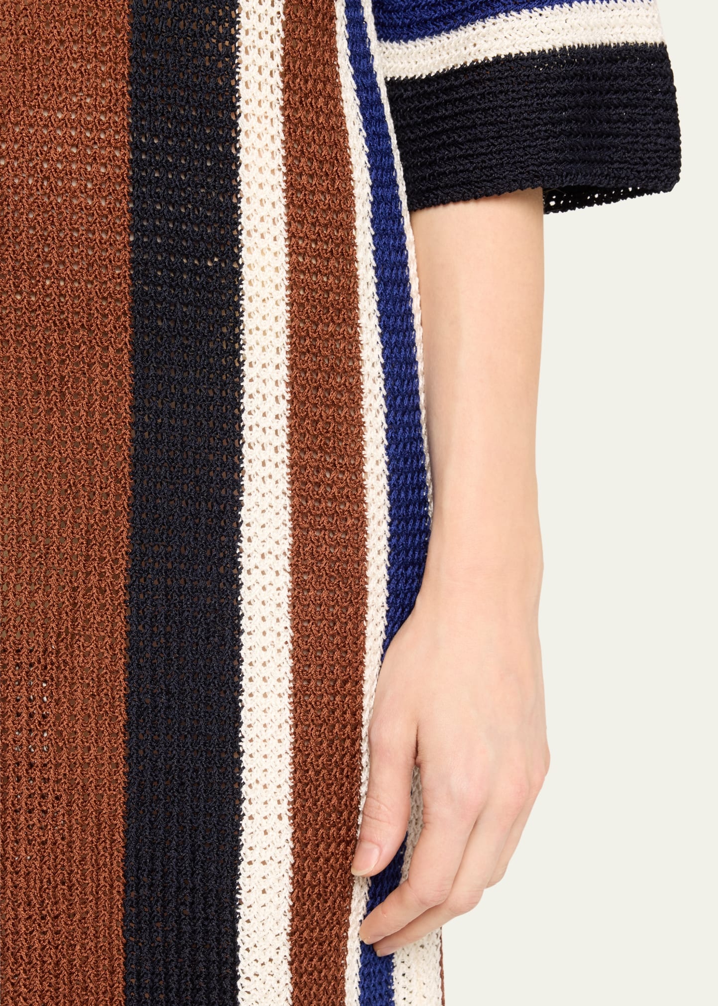 Diego Striped Knit Mini Dress - 5