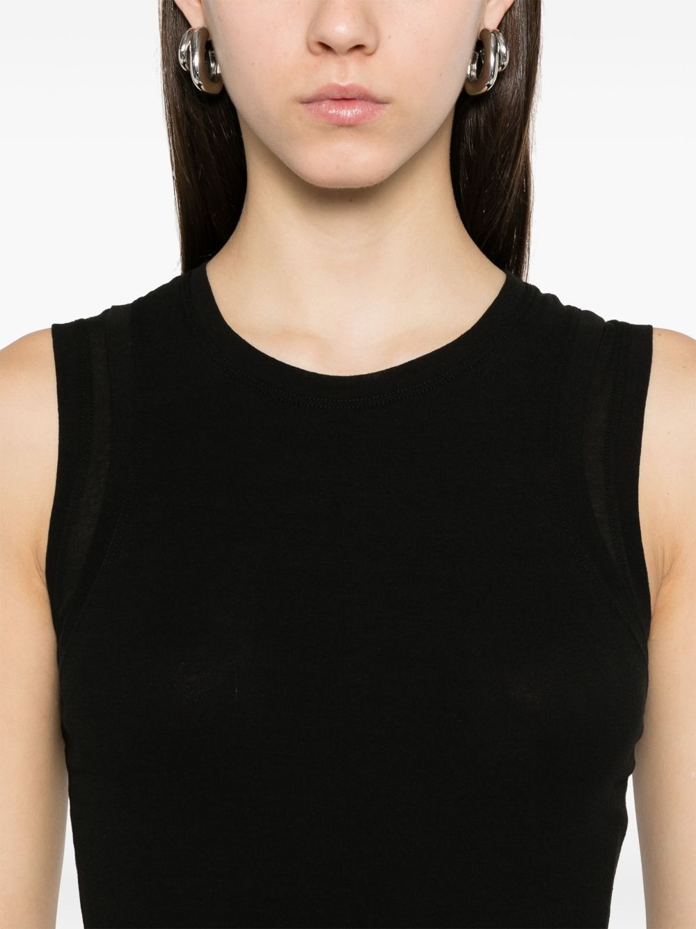 cotton midi dress - 5