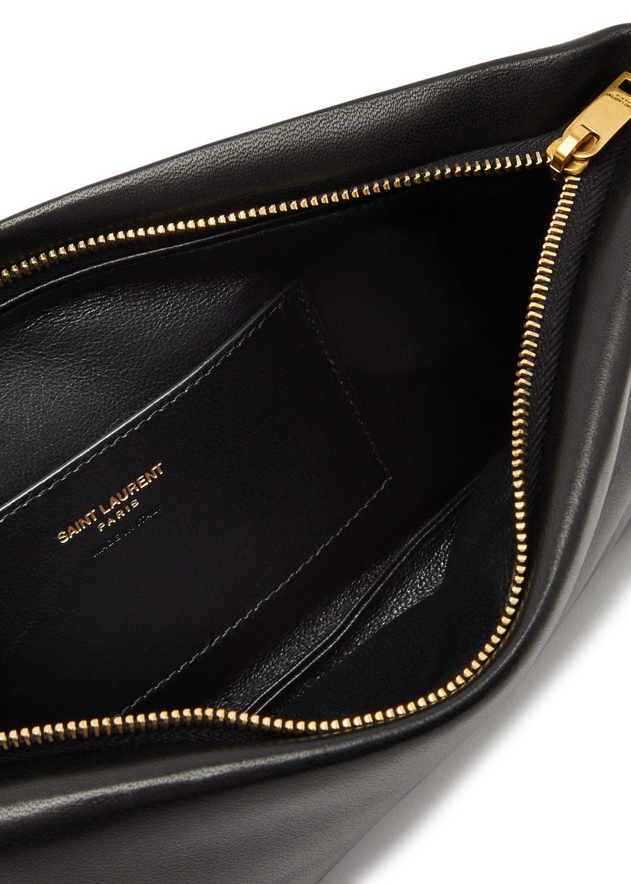 Saint Laurent Calypso Padded Leather Pouch - 4