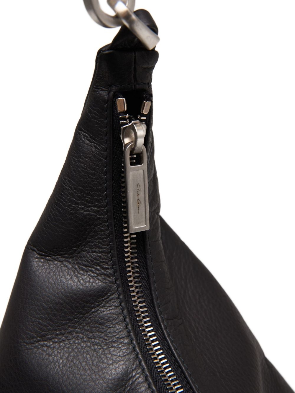 slouchy leather shoulder bag - 3