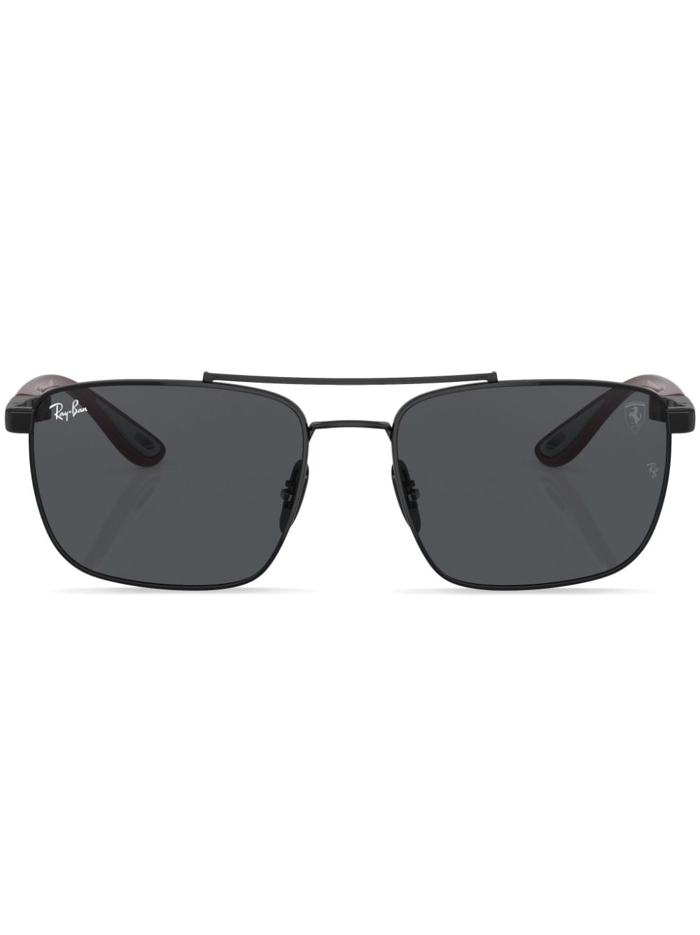 tinted-lenses double-bridge sunglasses - 1