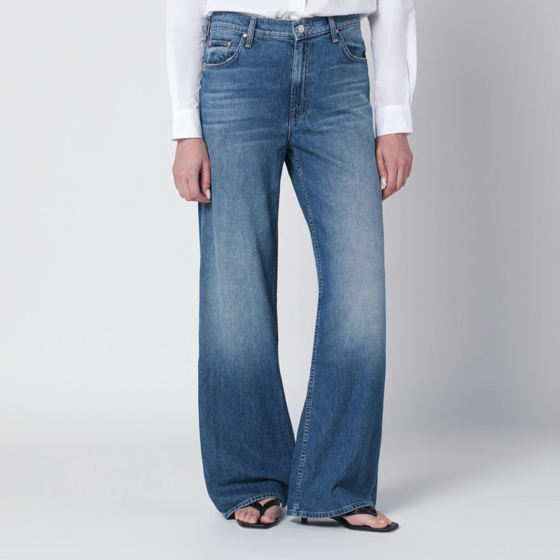 Hit Shuffle washed blue wide-leg jeans 1