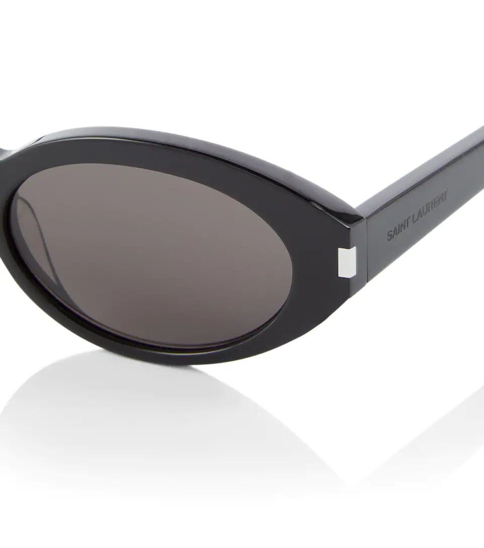 Oval acetate sunglasses - 2