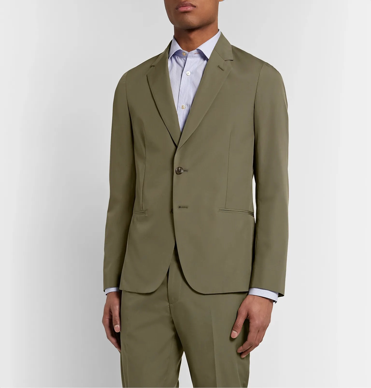 Soho Slim-Fit Cotton Suit Jacket - 4