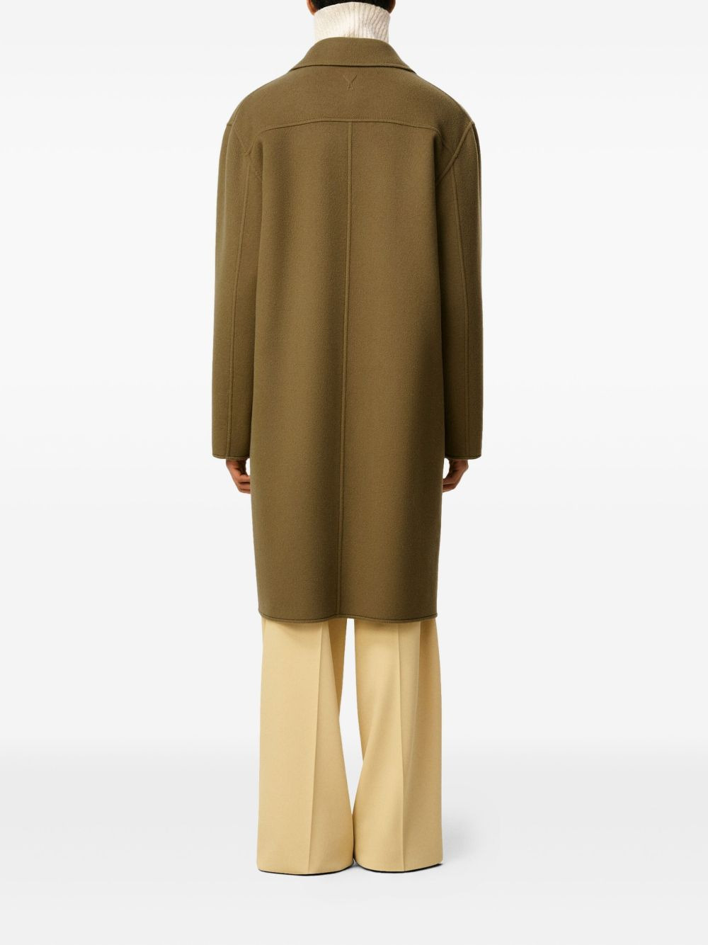 four-button single breasted coat - 4