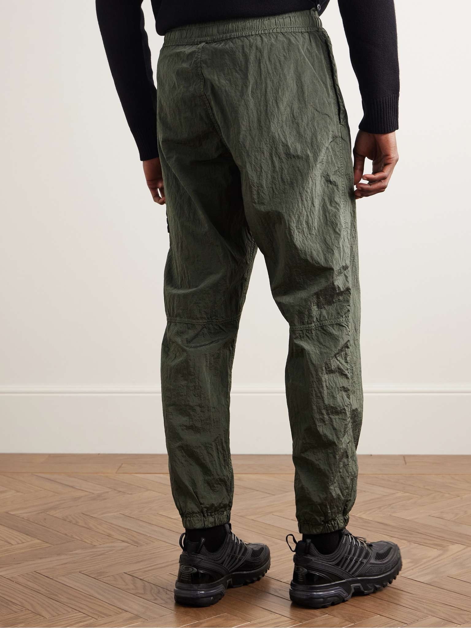 Tapered Logo-Appliquéd Nylon Metal Track Pants - 4