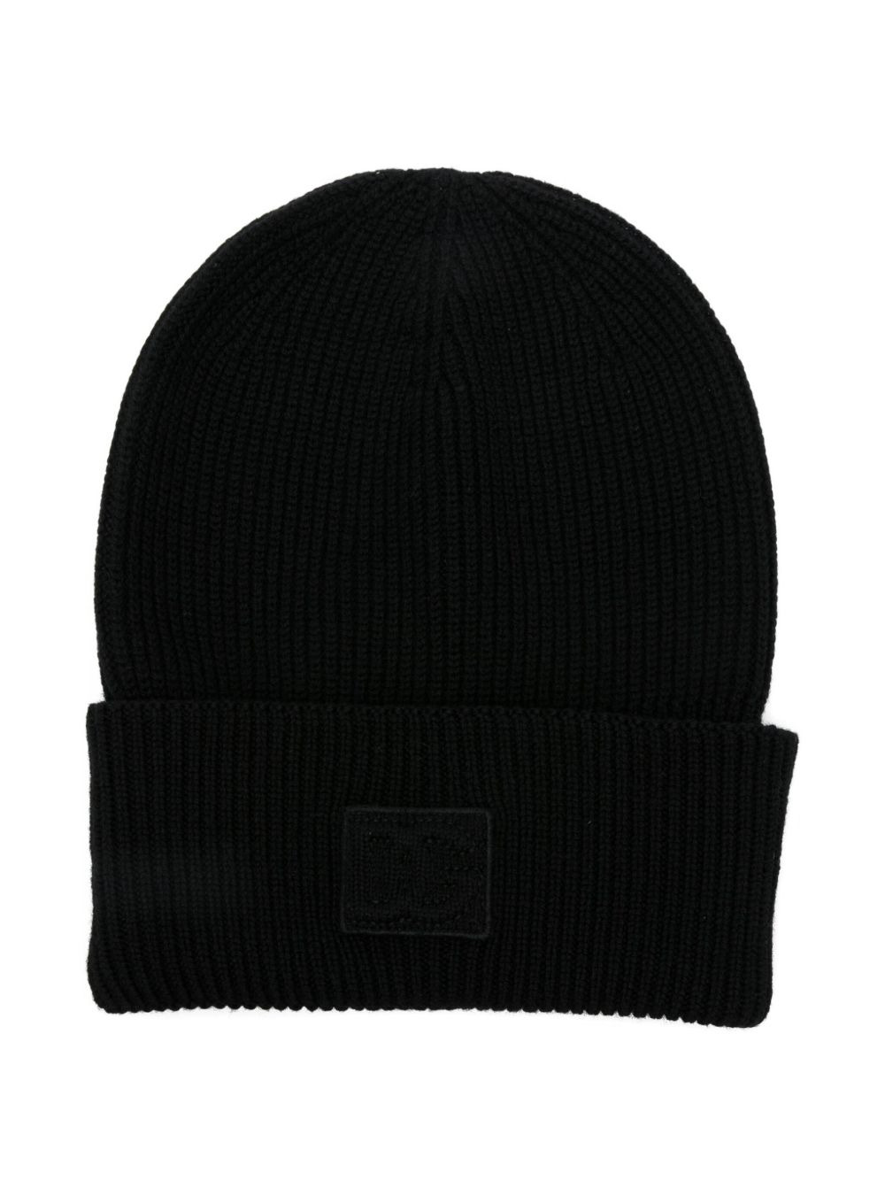 ribbed wool beanie hat - 1