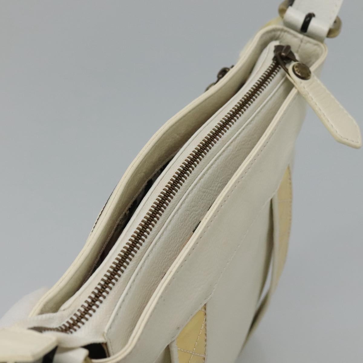 Burberry Shoulder Bag Leather White - 6