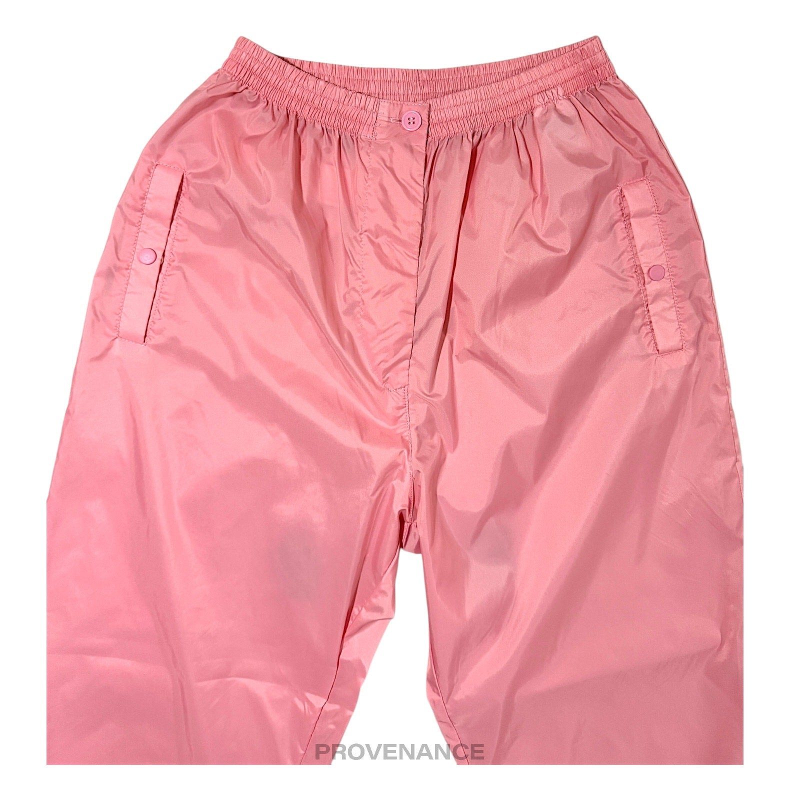 Balencigaa Sports Logo Nylon Tracksuit Set - Pink L - 10