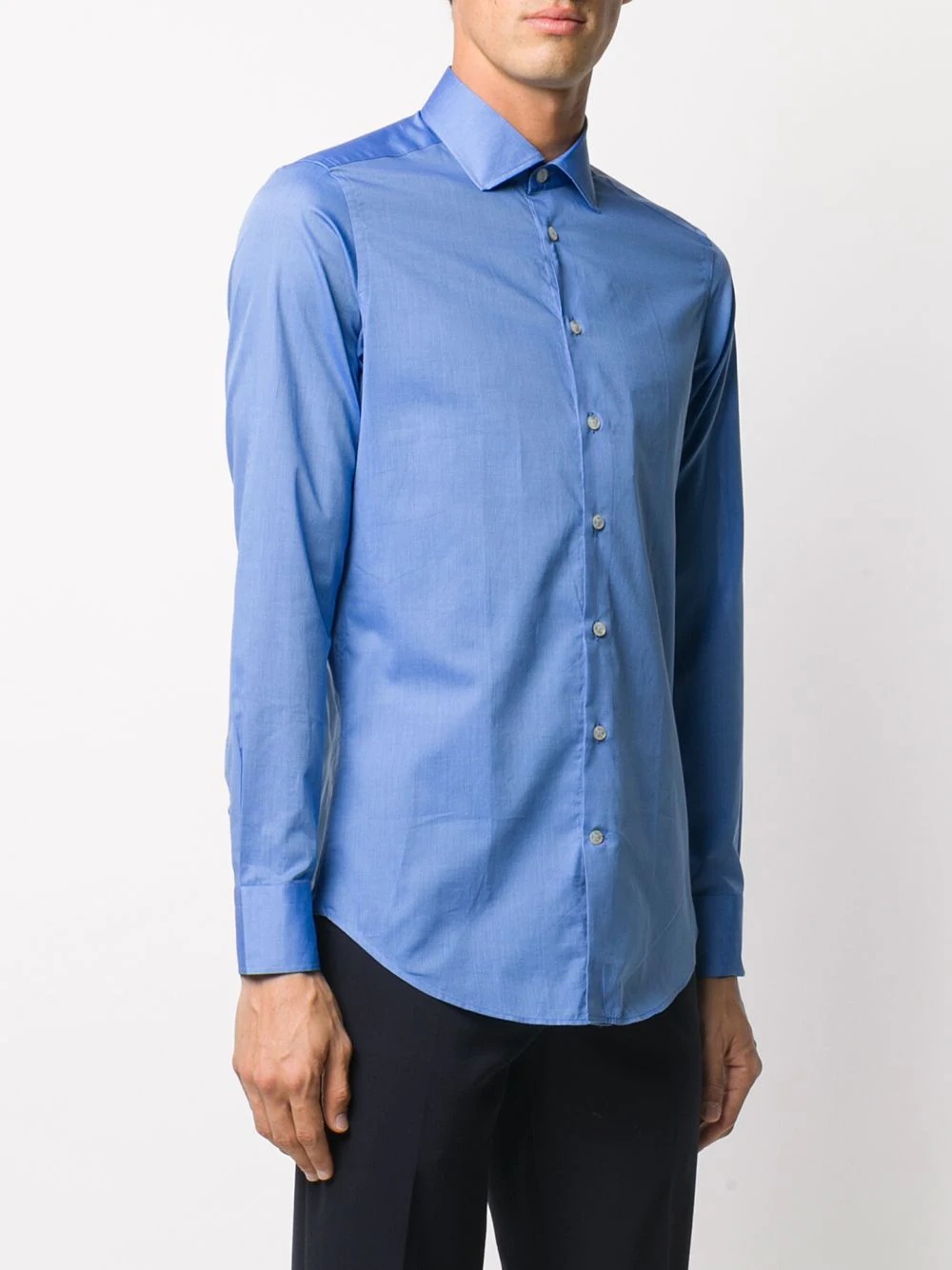 fitted button-down shirt - 3