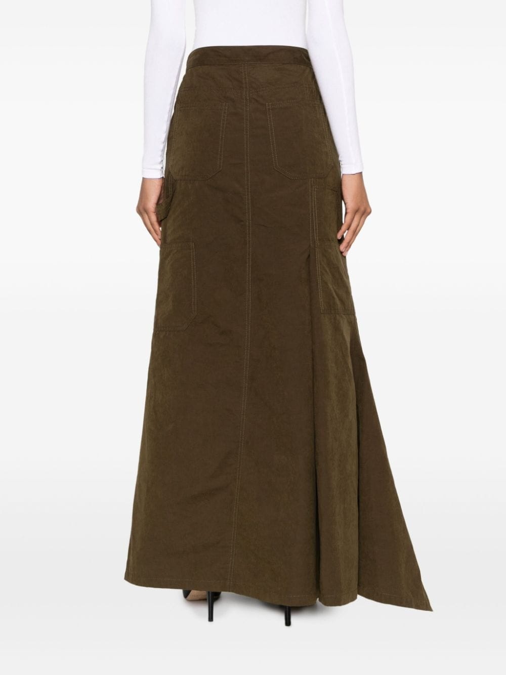 asymmetric cargo skirt - 4