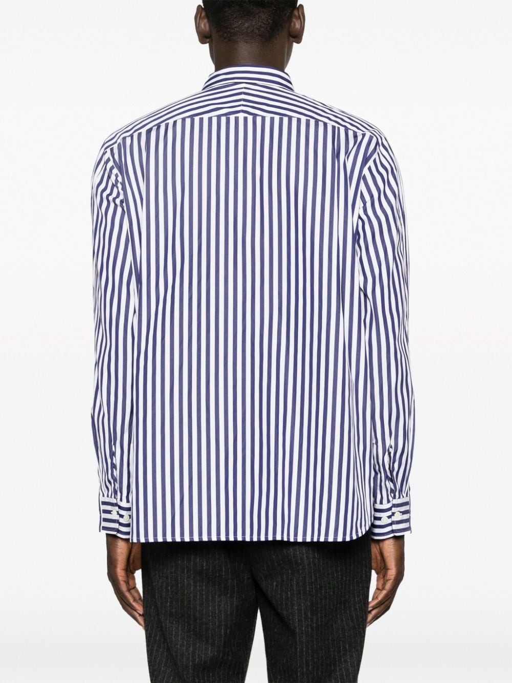 striped cotton shirt - 4