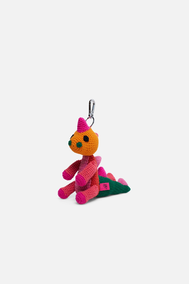 CROCHET DINOSAUR KEYCHAIN CHARM 1
