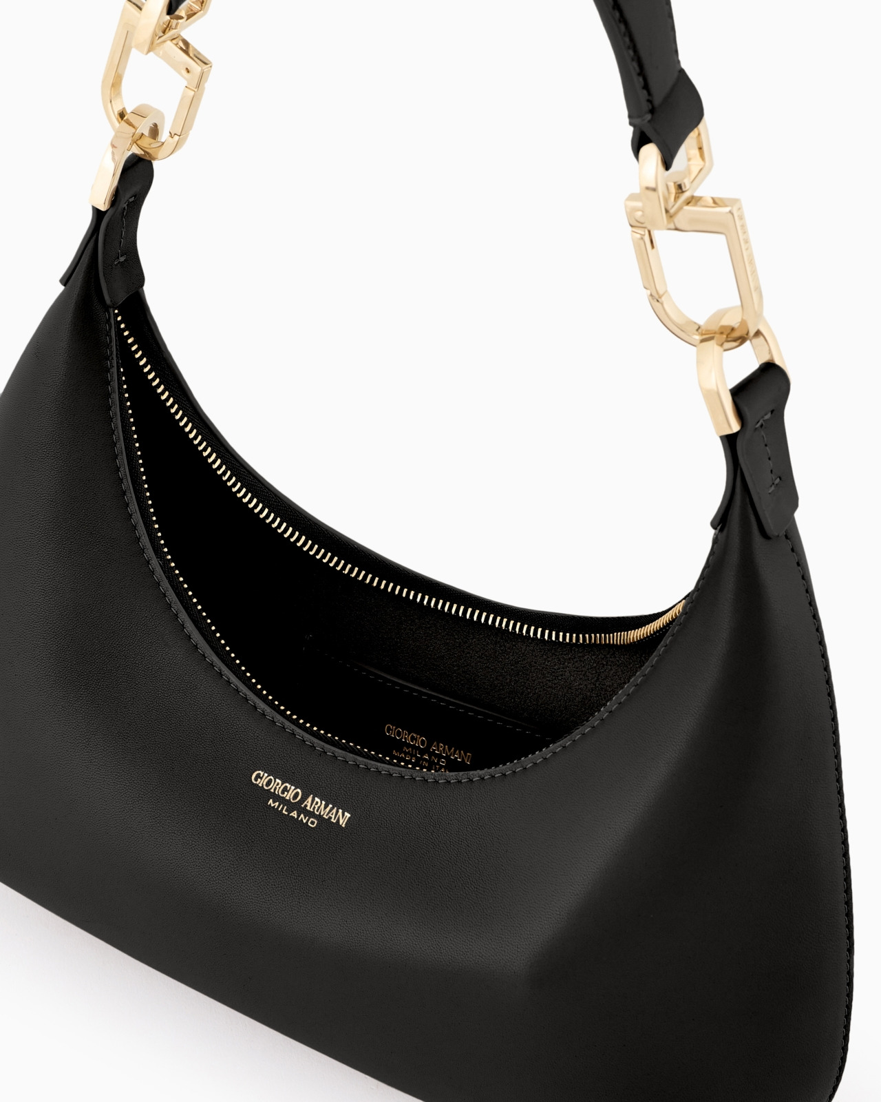 MEDIUM LA PRIMA NAPPA-LEATHER HOBO BAG - 4